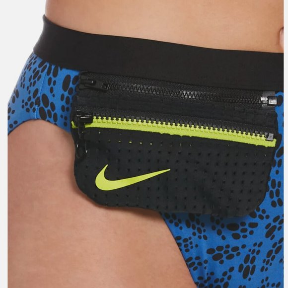 NIKE Swim Party Dots Bikini Bottom NESSC268-442 Pacific Blue Women - Picture 2 of 5